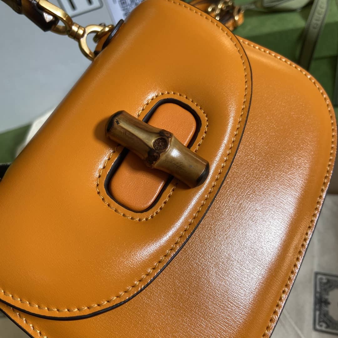Gvc*1 Bamboo 1947 Mini Top Handle Shoulder Bag 686864 Replica