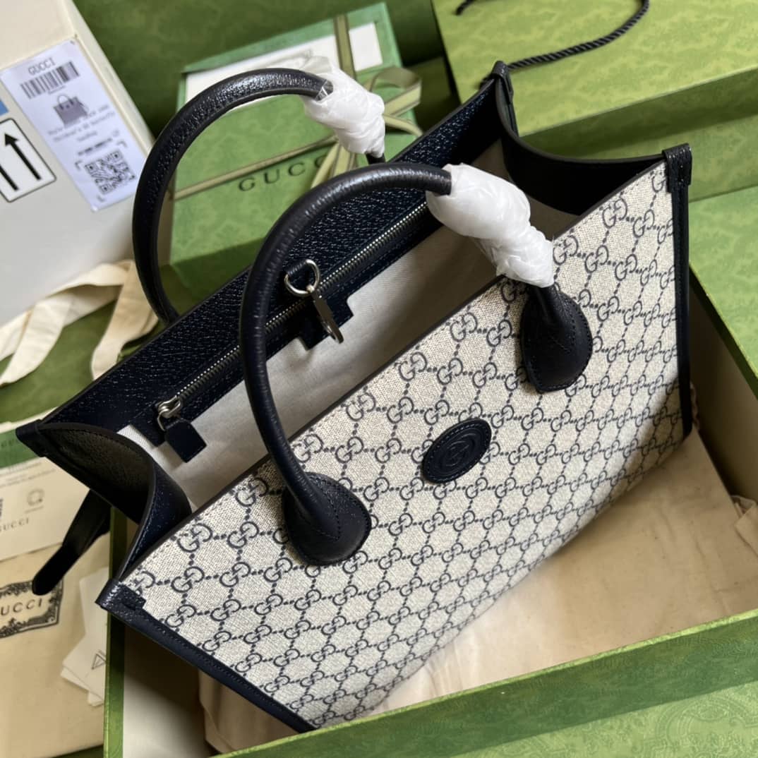 Gvc*1 GG Small Tote Bag With Interlocking G 659983 Replica