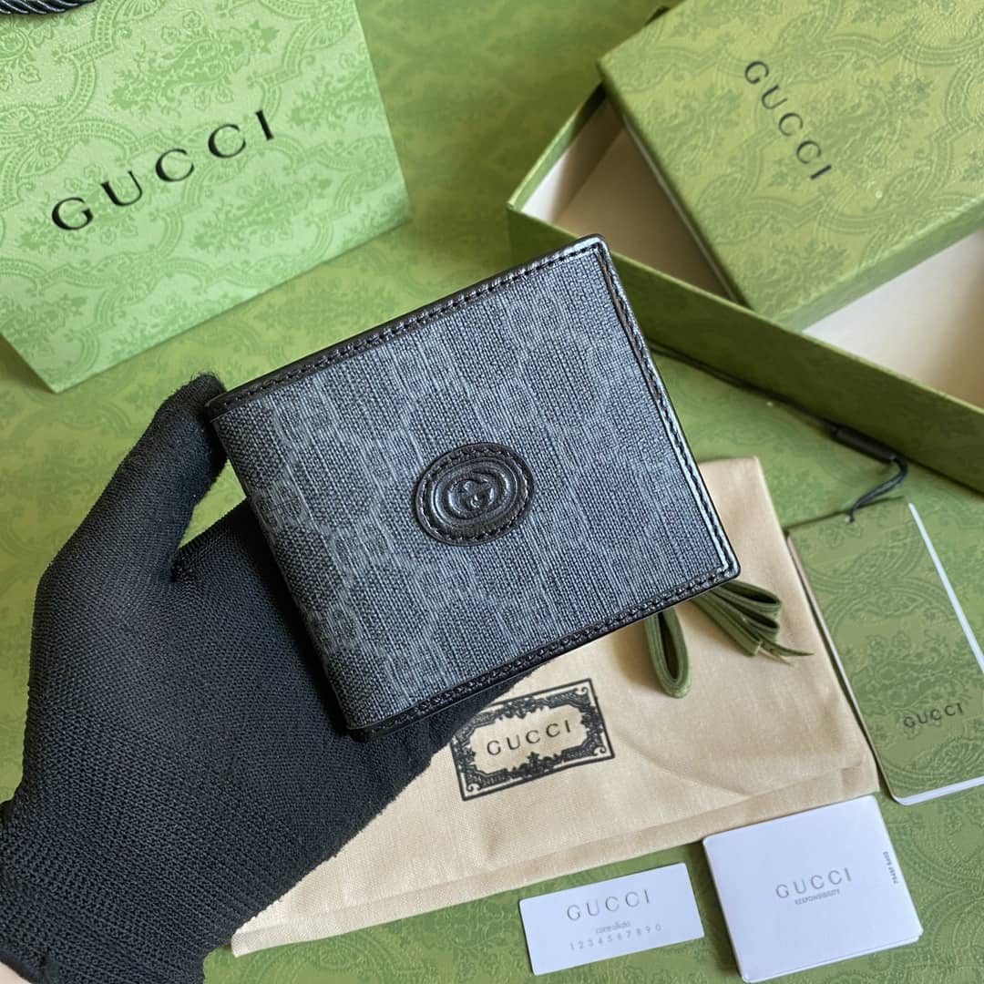 Gvc*1 Interlocking GG Svp*me Wallet Replica 671652