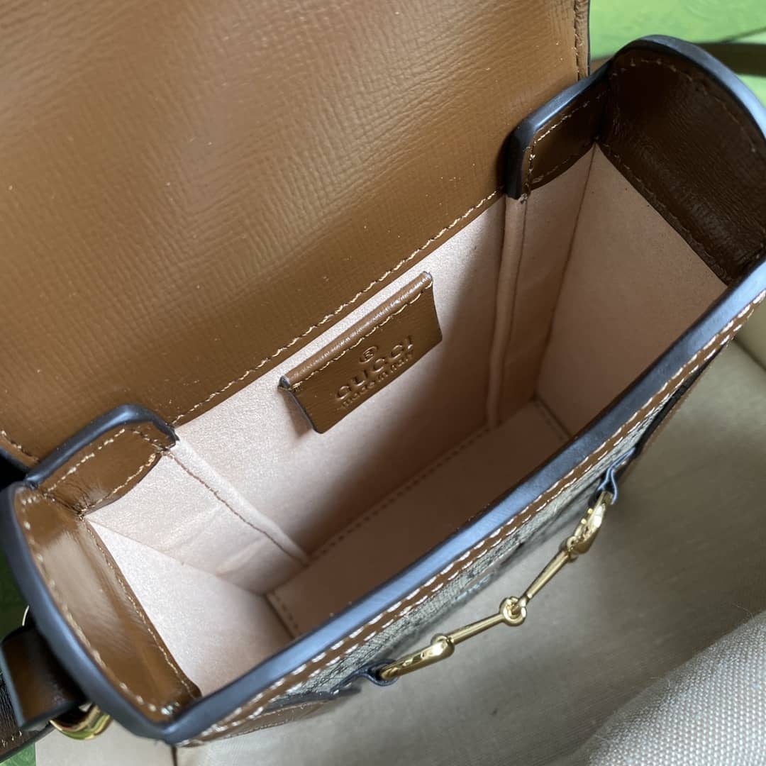 Gvc*1 1955 Horsebit Mini Phone Bag Replica 625615