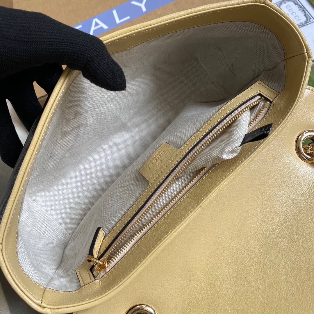Gvc*1 GG Marmont Matelasse Shoulder Bag Replica Red Blue 443497