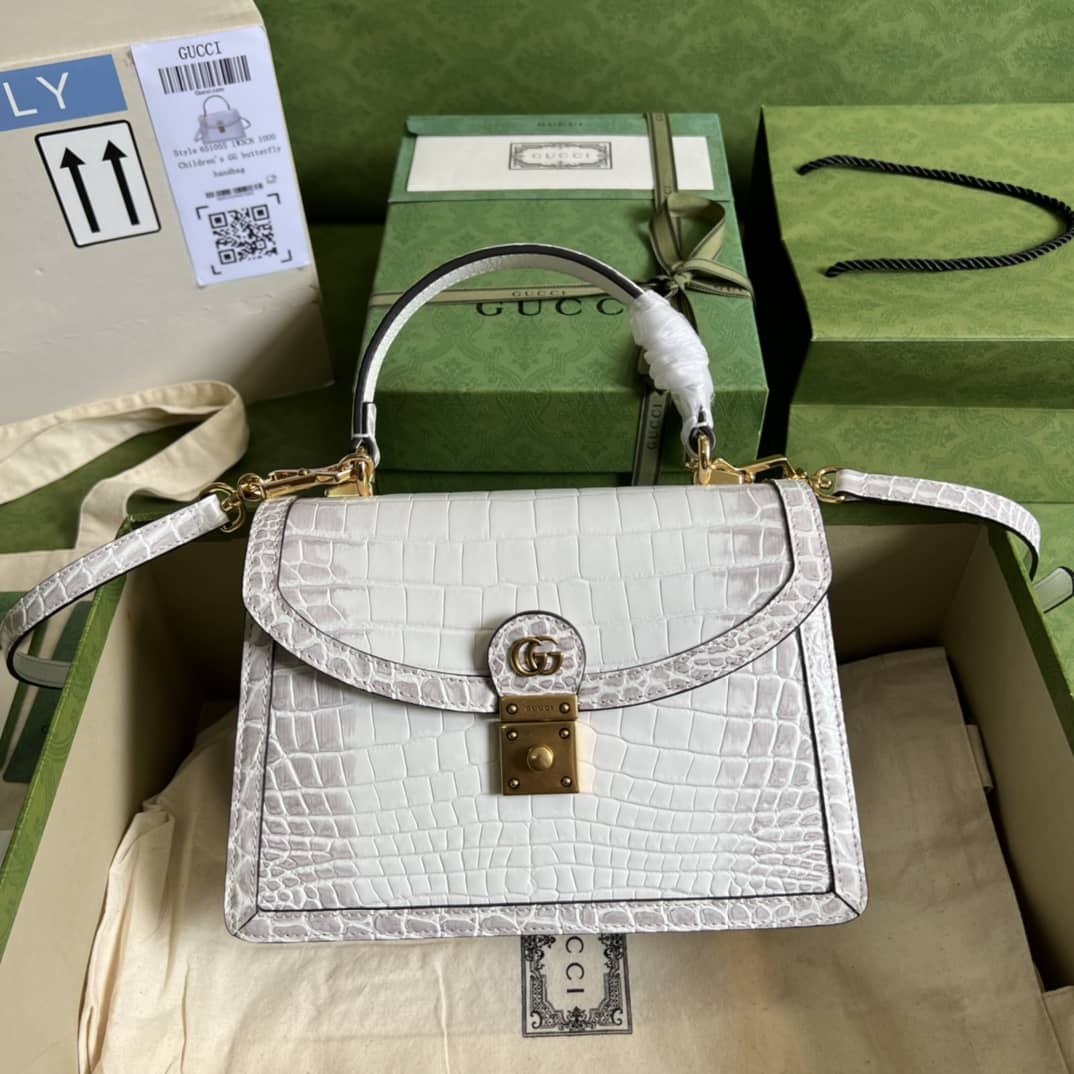 Gvc*1 Ophidia Small Top Handle Shoulder Bag With Web 651055 Replica