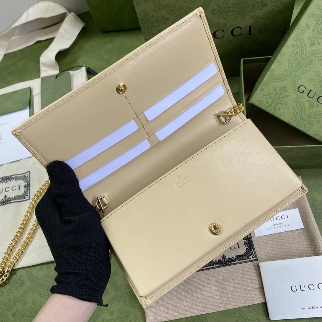 Gvc*1 1955 Horsebit Chain Wallet Replica 621892