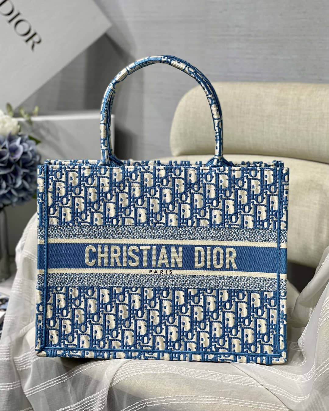 Chr1st1an D10r Tote Bag Dupe CD Book Embroidery