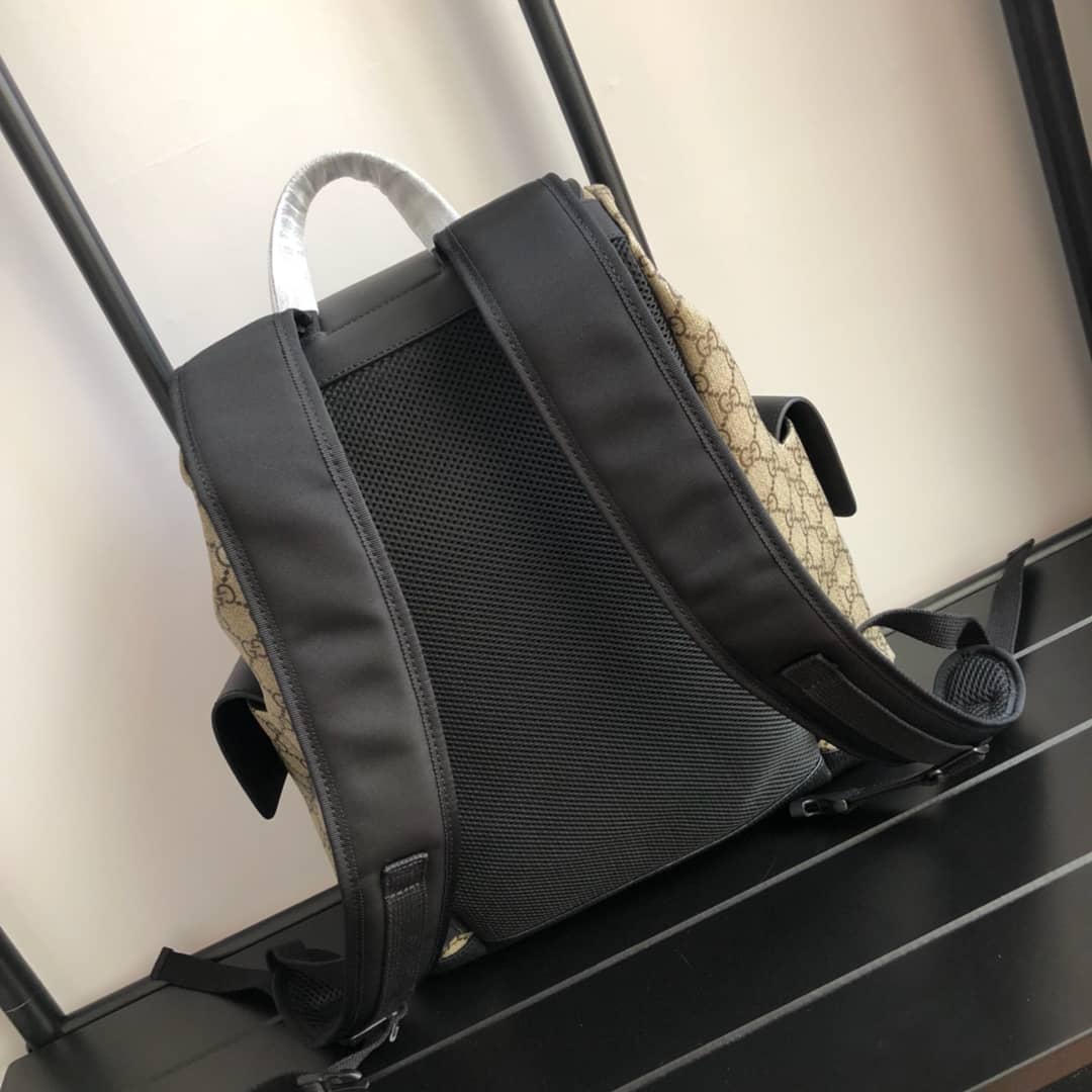 Gvc*1 Soft GG Svp*me Canvas Replica Backpack Beige 450958