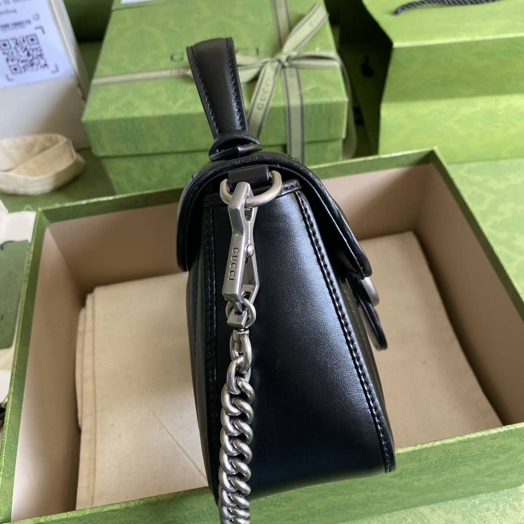 Gvc*1 Marmont GG Mini Top Handle Bag Replica 583571