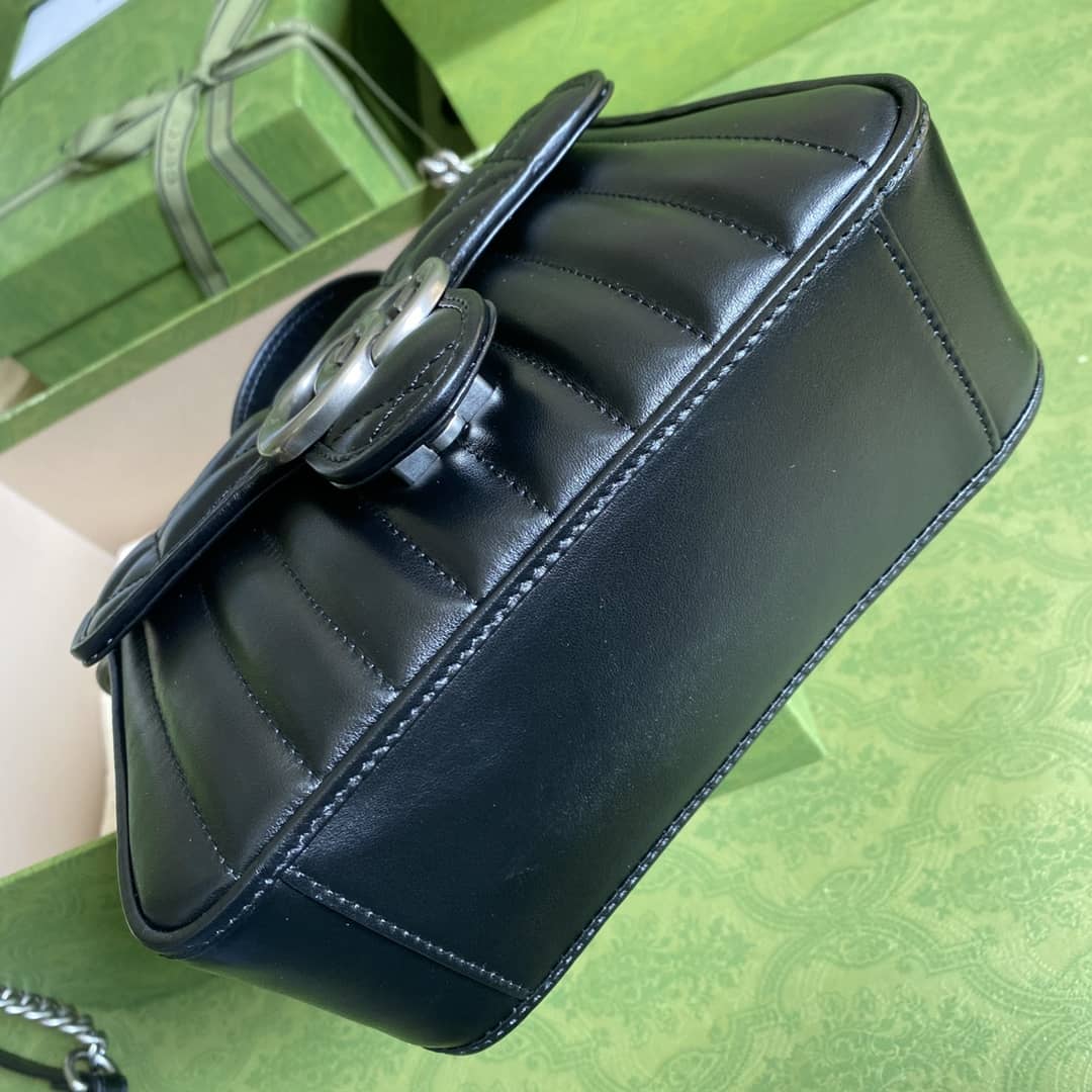 Gvc*1 Marmont GG Mini Top Handle Bag Replica 583571