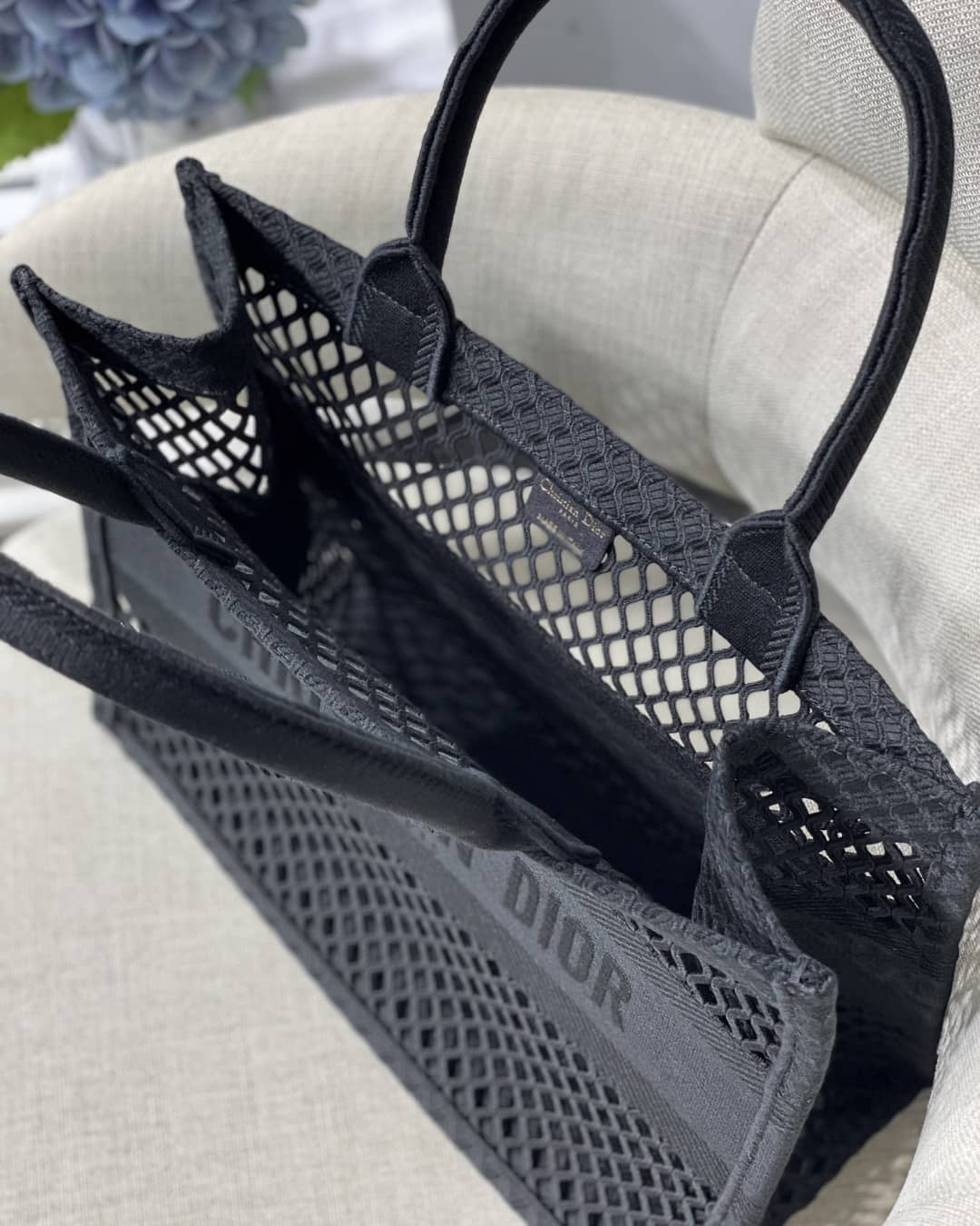 Chr1st1an D10r Mesh Book Tote Bag