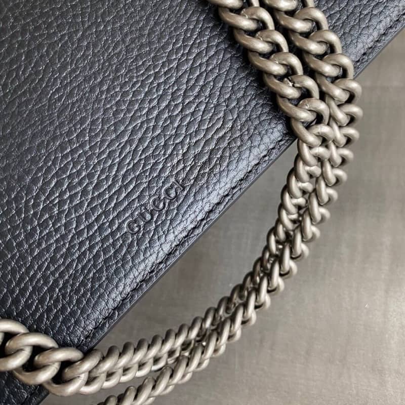 Gvc*1 Dionysus Dupe GG Svp*me Dionysus Chain Replica Shoulder Bag Black 400249