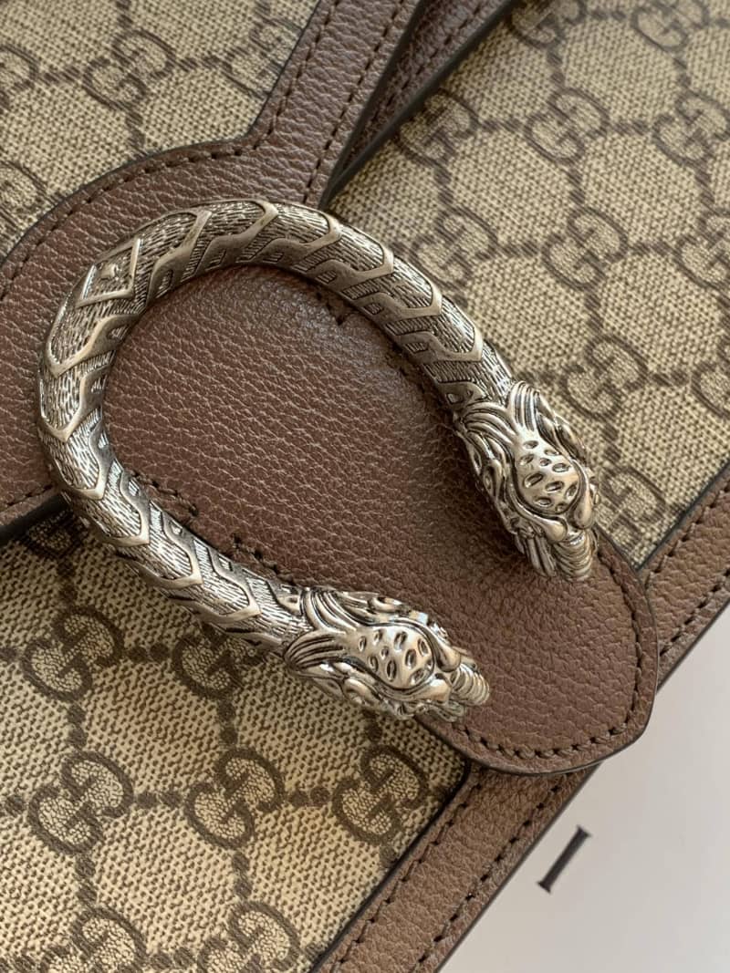 Gvc*1 Dionysus GG Top Handle Bag Replica Brown 621512