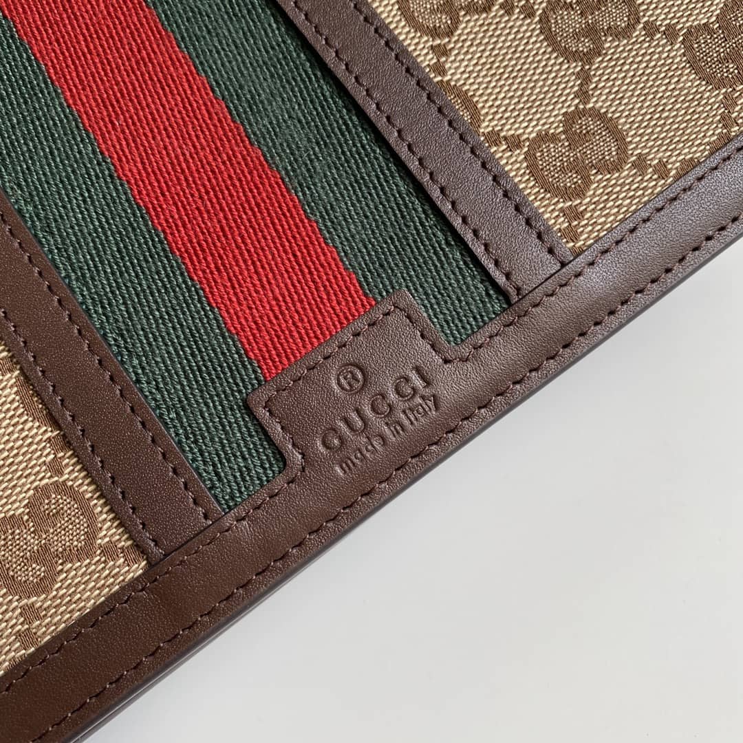 Gvc*1 GG Crossbody Bag Web Stripe Wallet Replica 409439