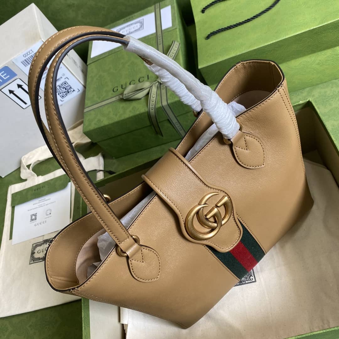 Gvc*1 GG Double Small Tote Replica 652680