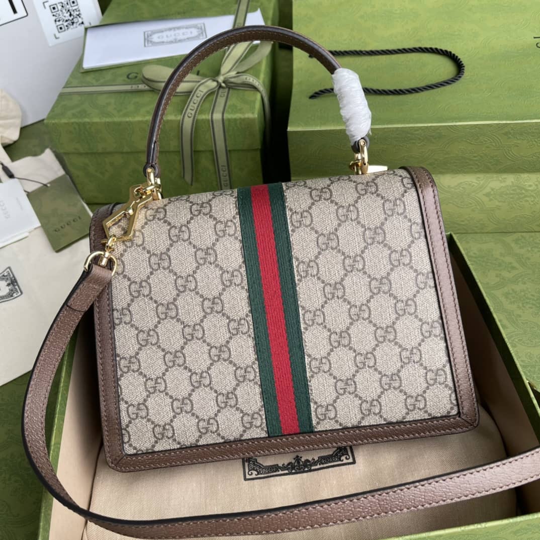 Gvc*1 Ophidia Web Small Top Handle Bag Replica 651055