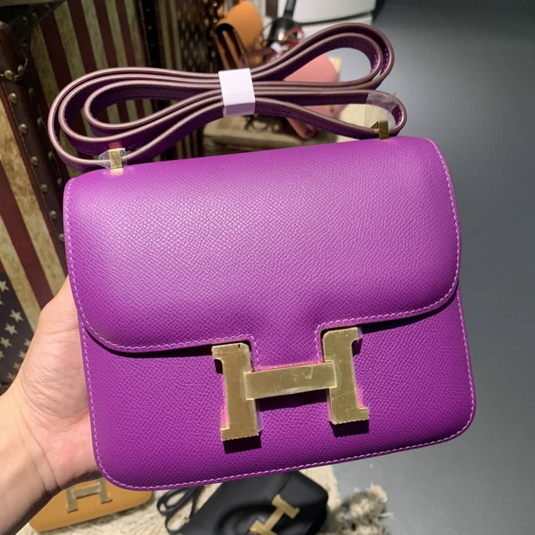 H**me5 Replica Constance Bag 18CM Epsom Leather