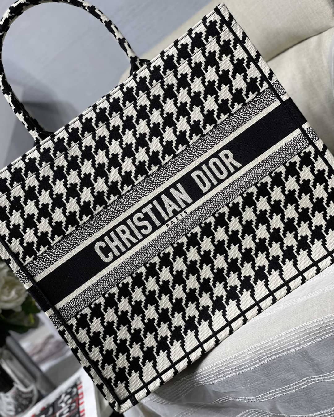 Chr1st1an D10r Tote Bag Dupe CD Book Embroidery