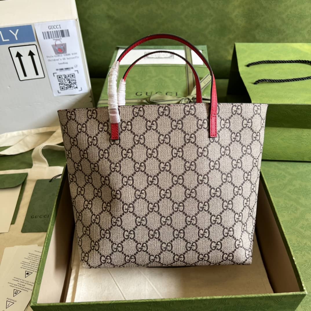Gvc*1 Children Strawberry Print Tote 410812 Replica Bag