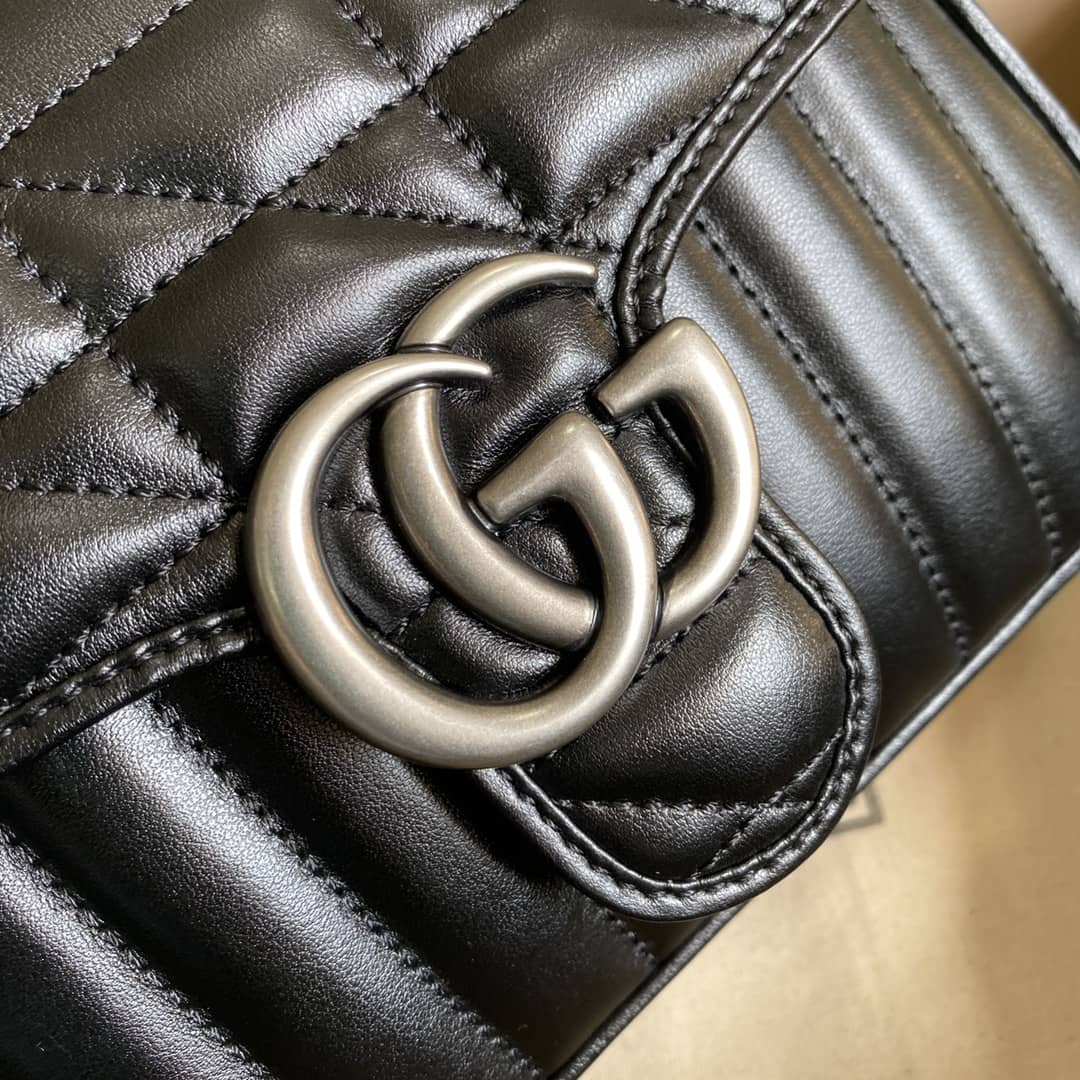 Gvc*1 Marmont GG Mini Top Handle Bag Replica 583571