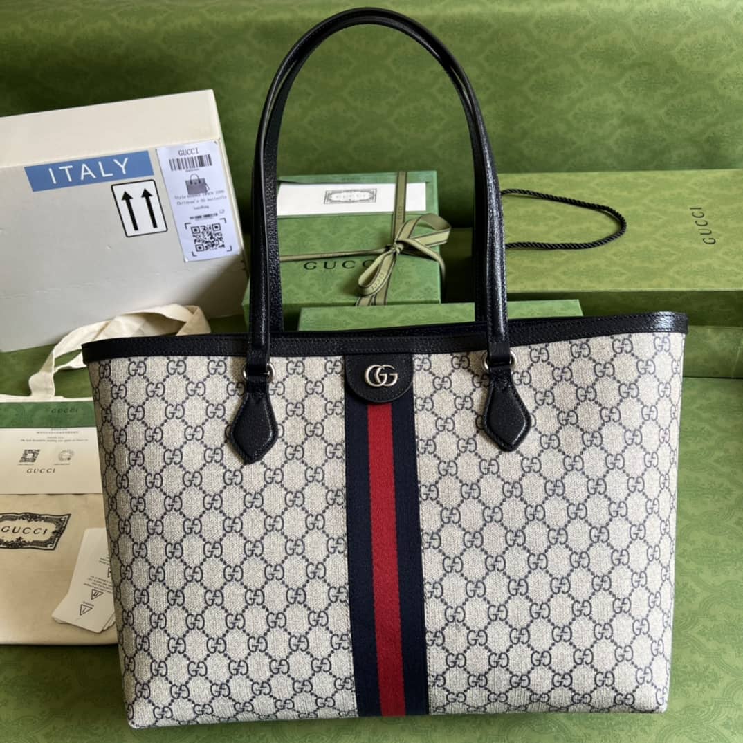 Gvc*1 Medium Ophidia Canvas Tote 631685 Replica