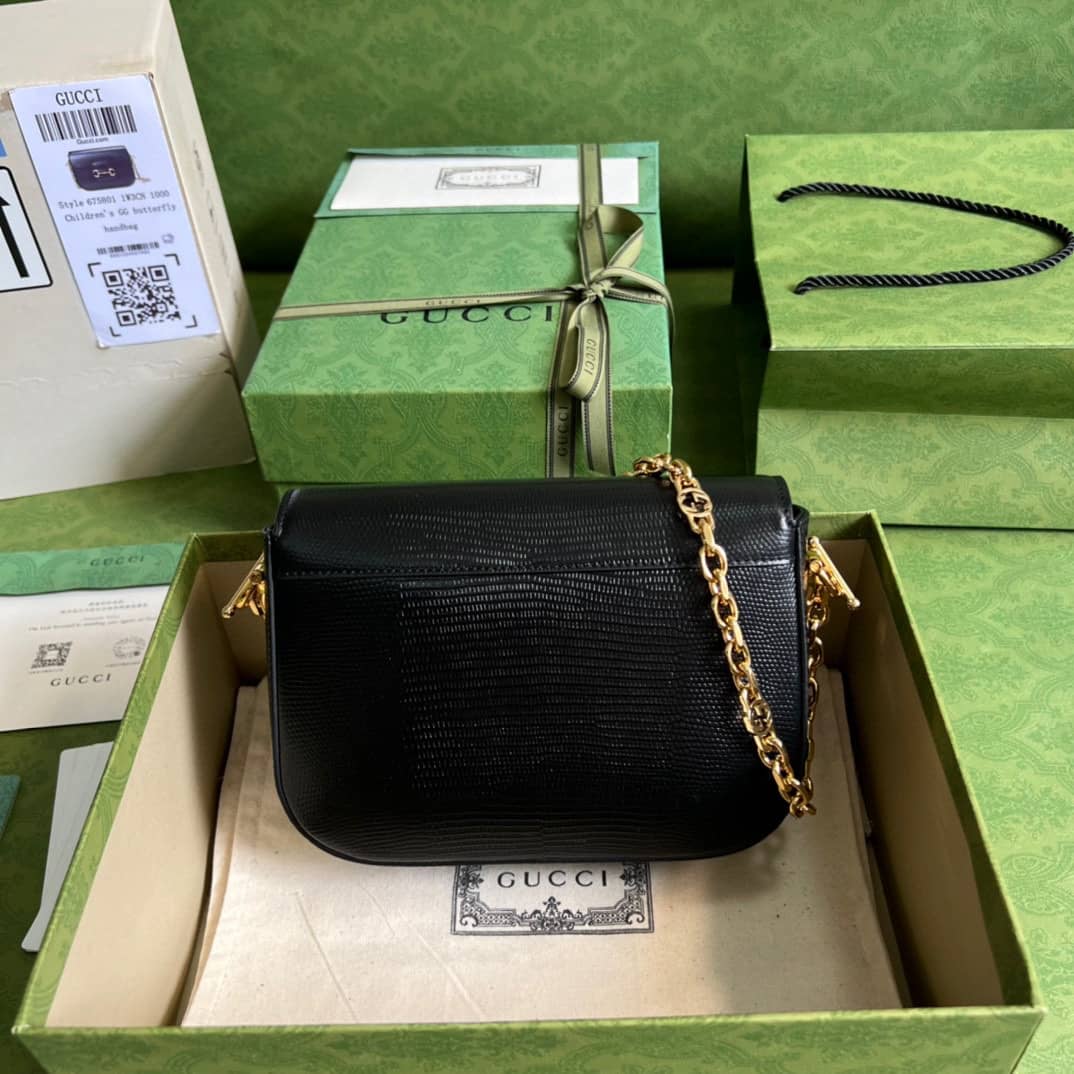 Gvc*1 Horsebit 1955 Lizard Mini 675801 Replica Shoulder Bag