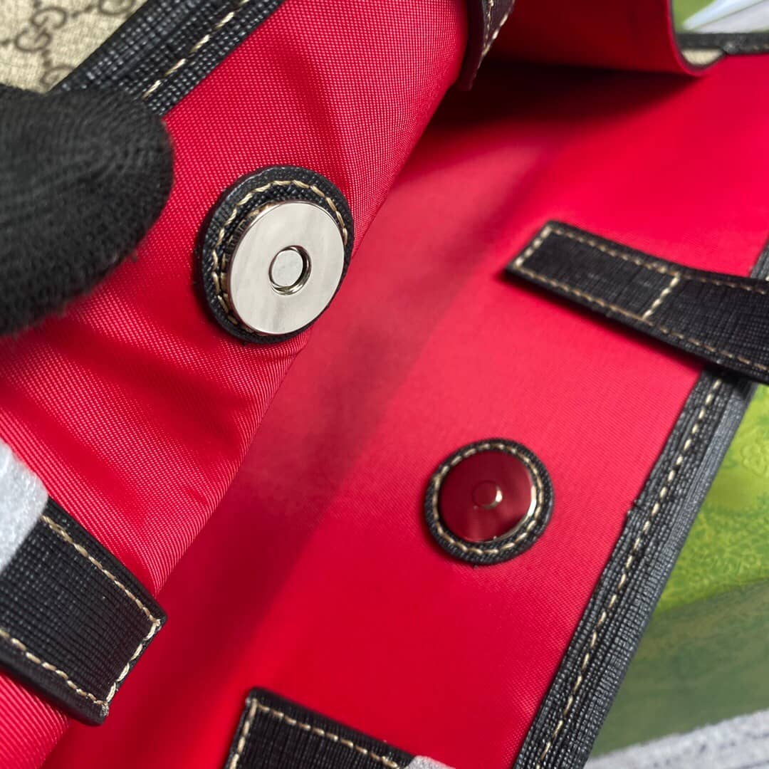 Gvc*1 Children Ladybug GG Svp*me Canvas Tote Replica 664083
