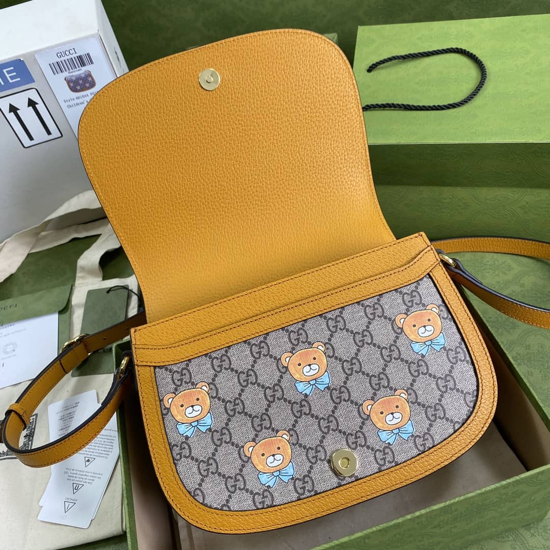 Gvc*1 Ophidia Sherry Svp*me GG Canvas Small Crossbody Bag Replica 601044