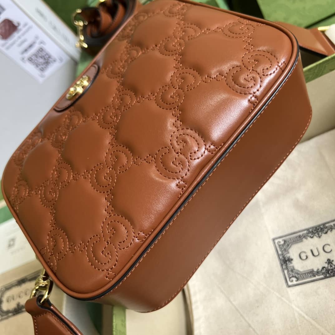 Gvc*1 GG Matelassé Leather Shoulder Crossbody Handbag 702234 Replica