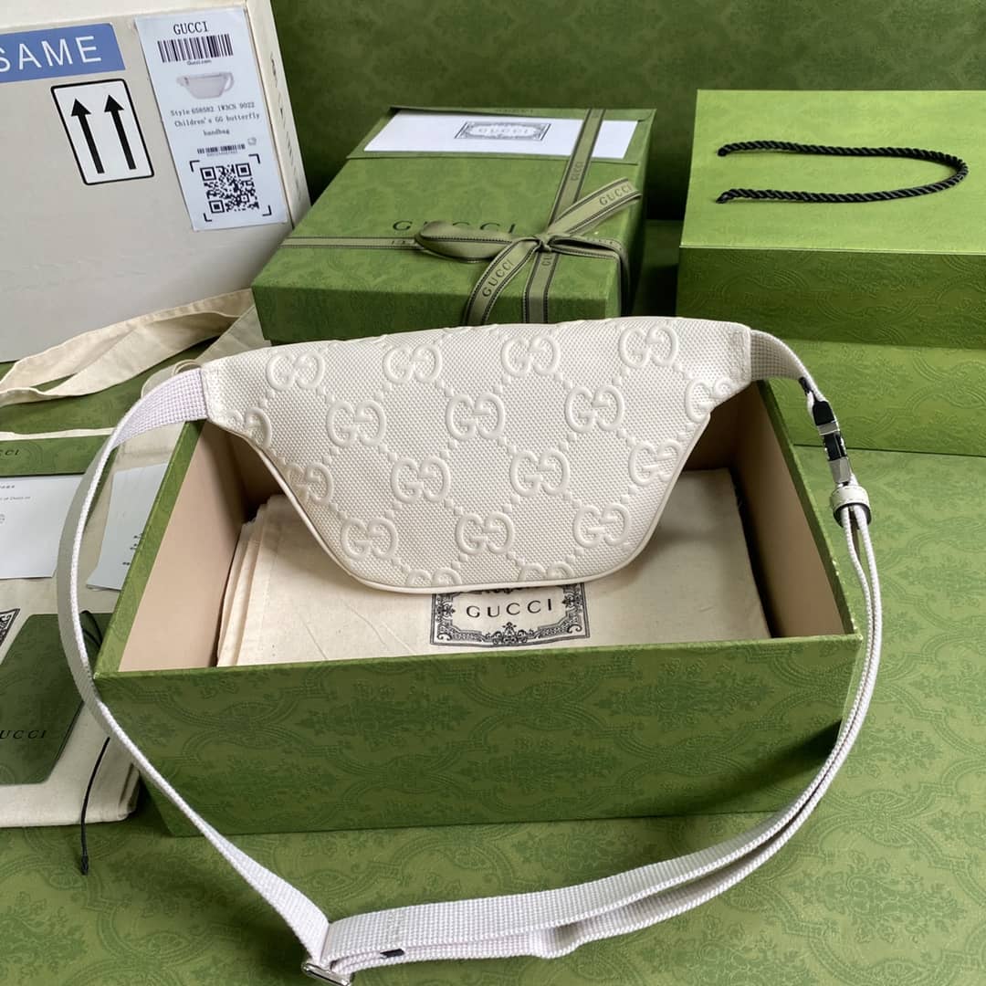 Gvc*1 GG Embossed Belt Bag Replica 658582