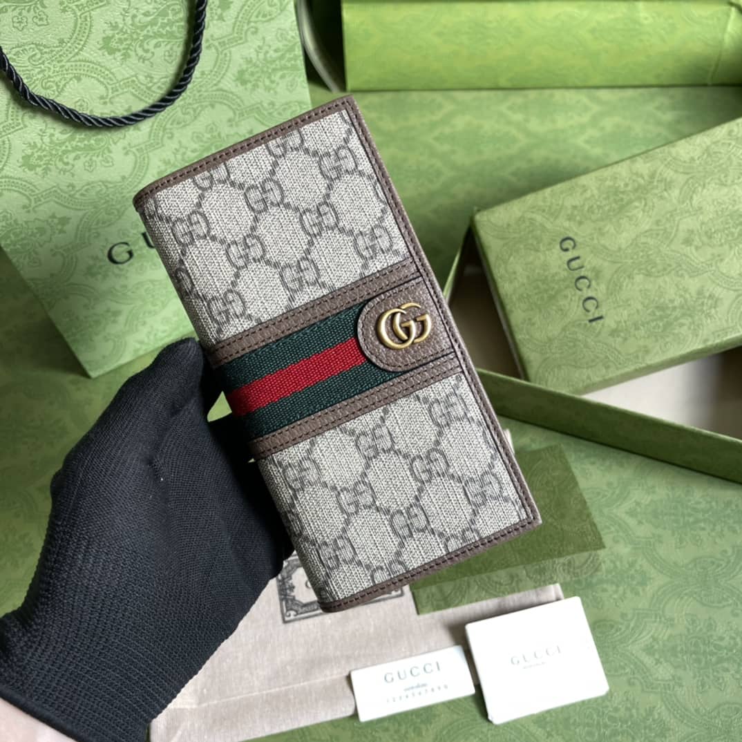 Gvc*1 Ophidia GG Svp*me Long Wallet Replica 672987