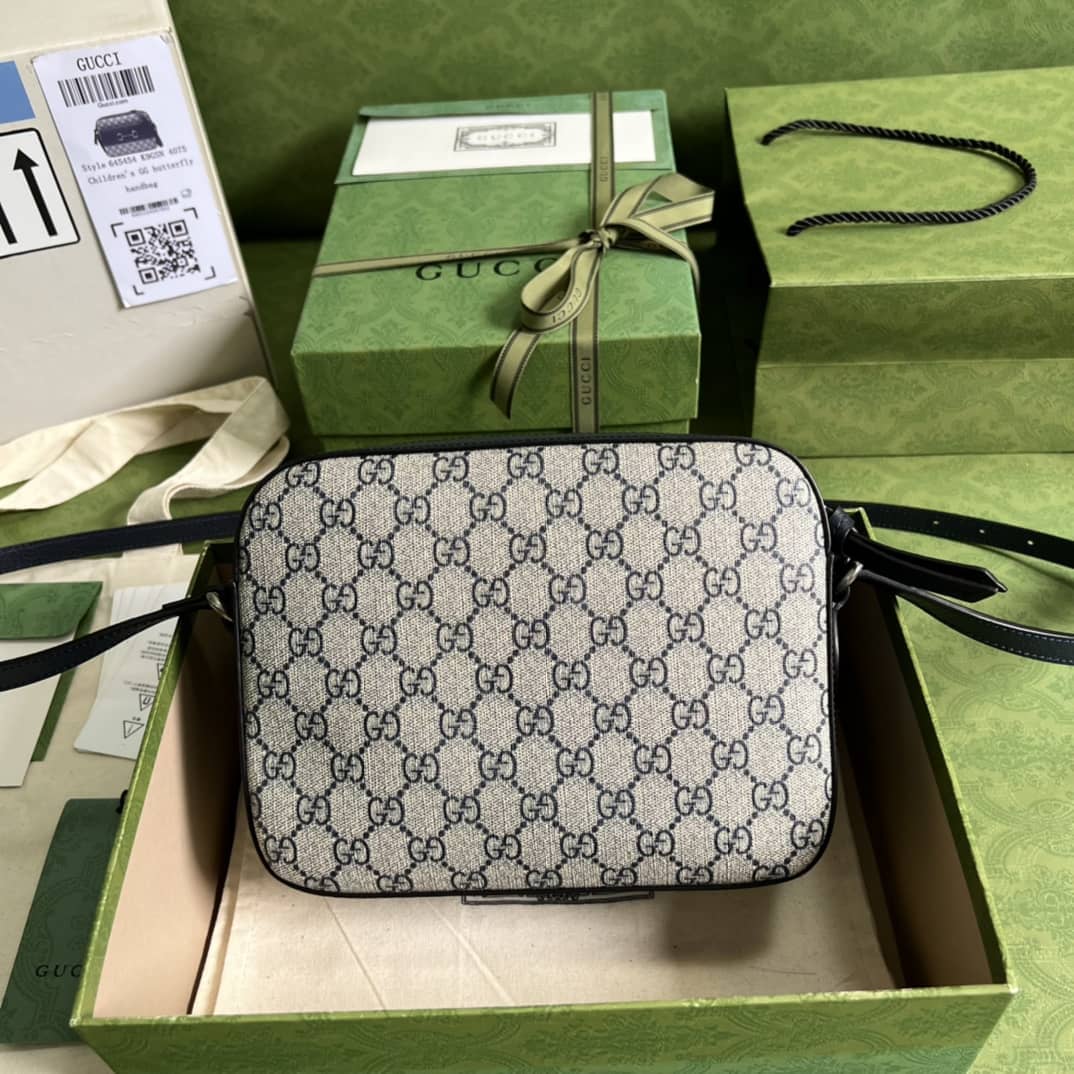 Gvc*1 Horsebit Bag Dupe GG Svp*me Canvas 645454 Replica Crossbody Bag