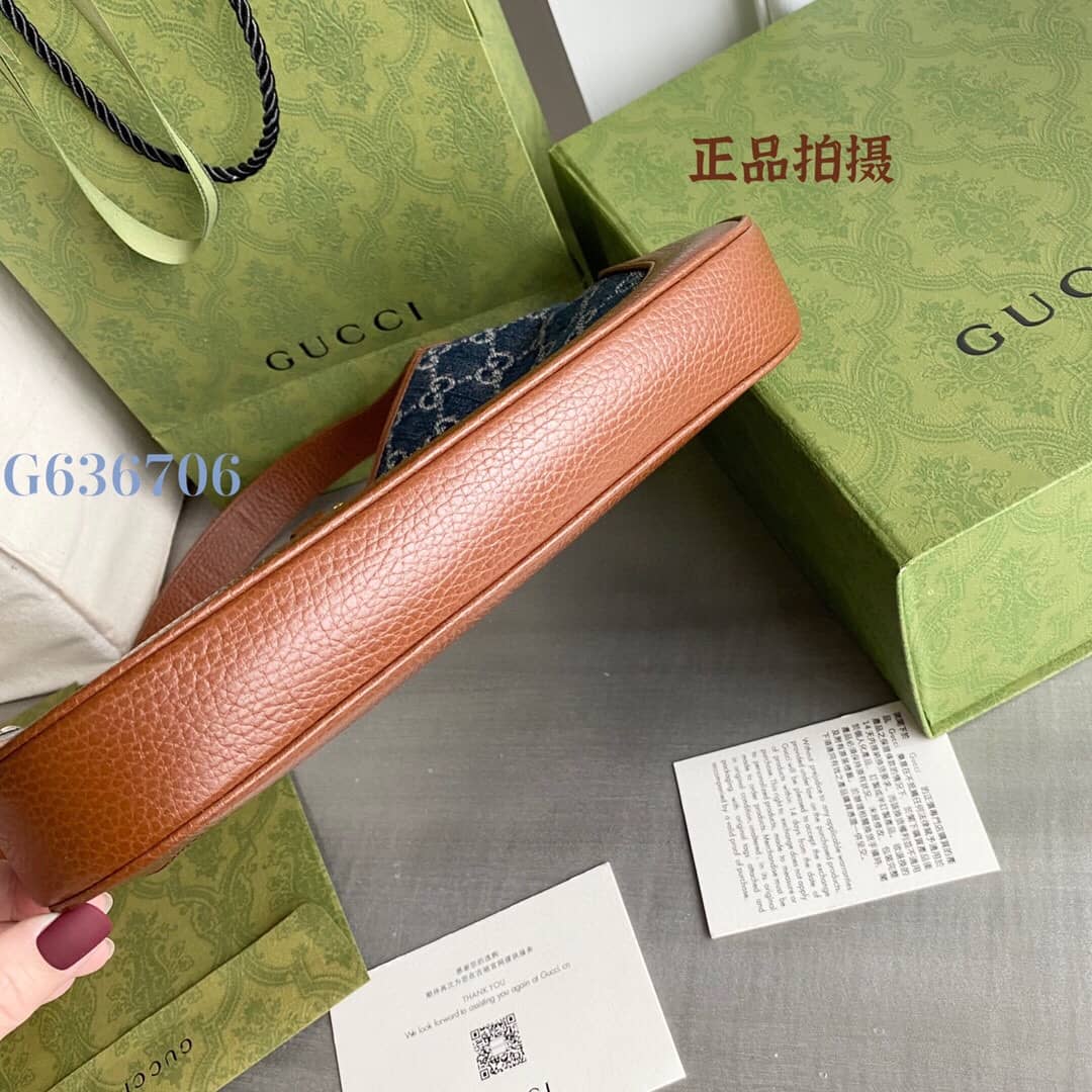 Gvc*1 GG Jackie 1961 Mini Shoulder Bag Replica Blue 637092