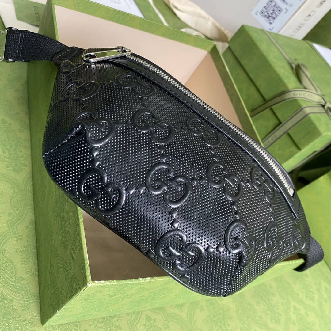 Gvc*1 GG Embossed Belt Bag Replica 658582