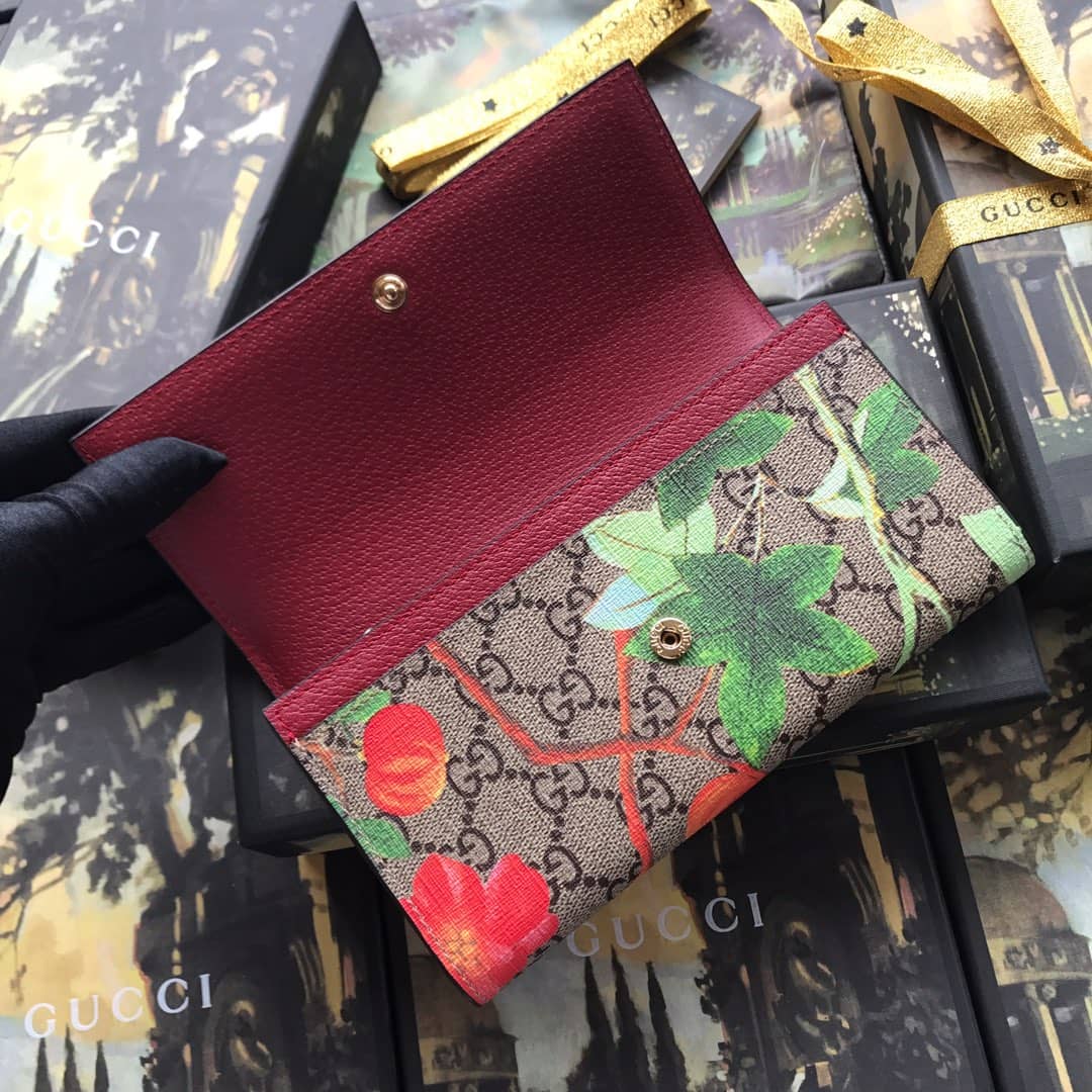 Gvc*1 GG Svp*me Tian Continental Wallet Replica 424892