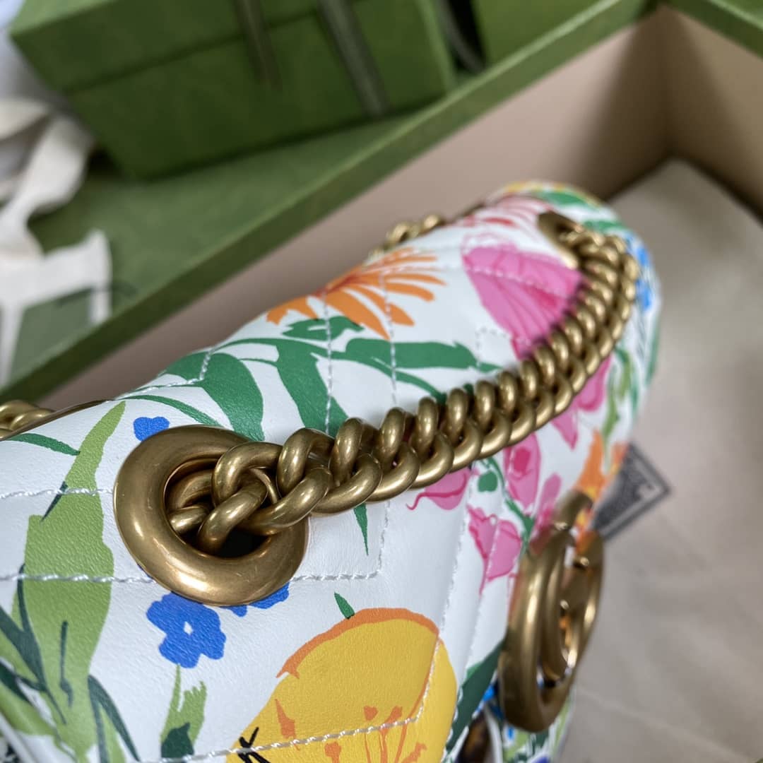 Gvc*1 Marmont GG Matelasse Leather Mini Shoulder Bag Replica 446744