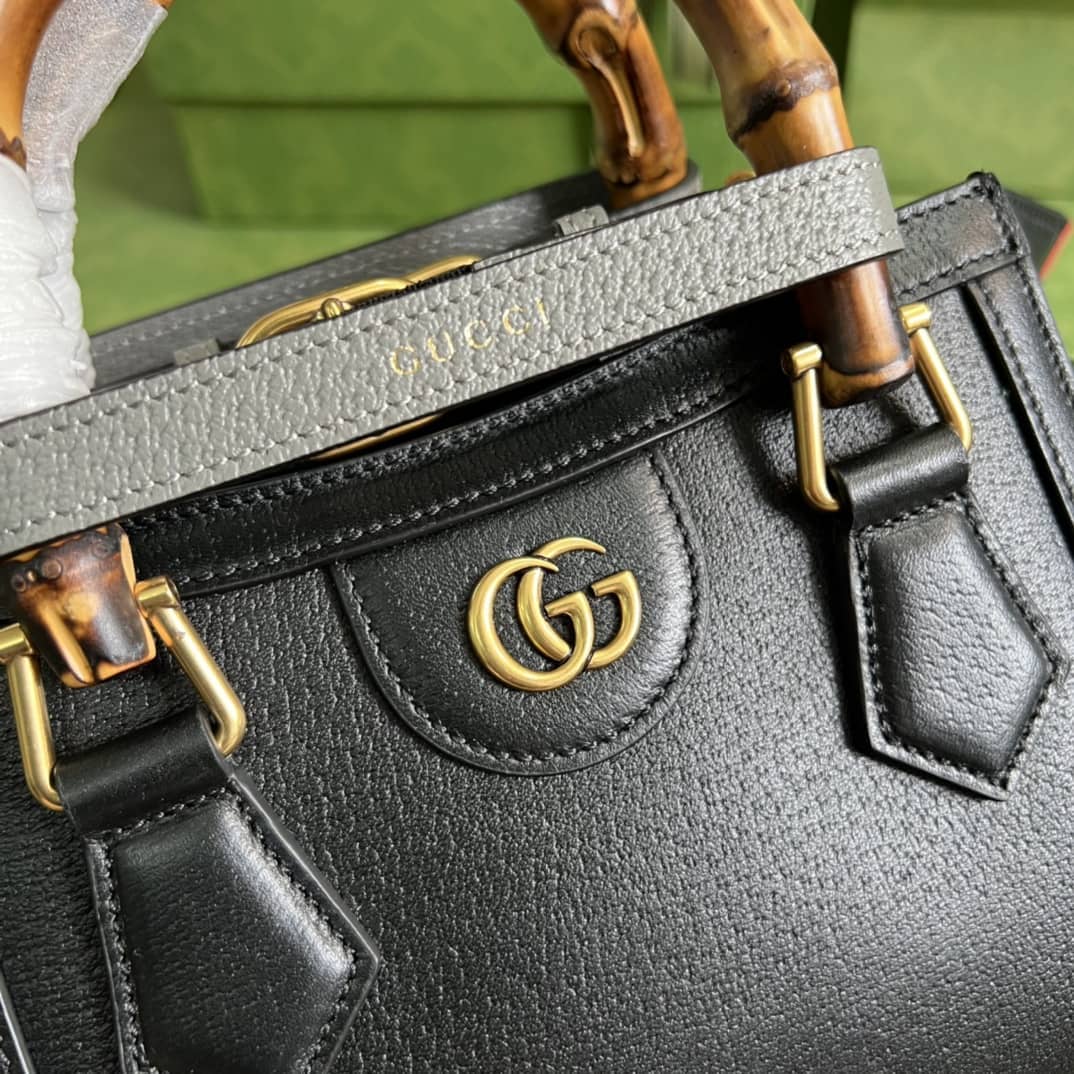 Gvc*1 Diana Mini Tote Black 702732 Replica Bag