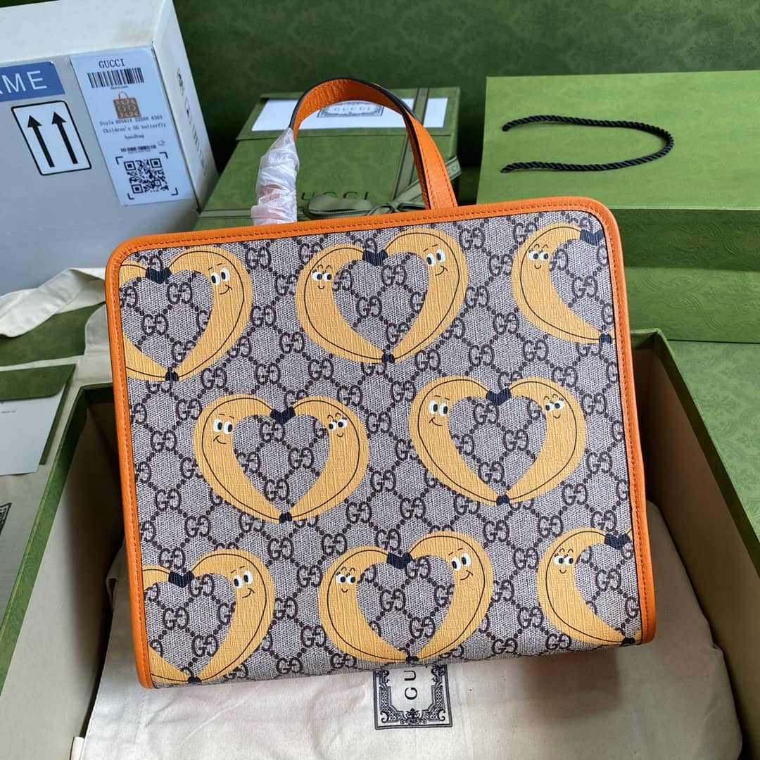Gvc*1 GG Printed Multicolor Kids Girl Tote Replica 605614