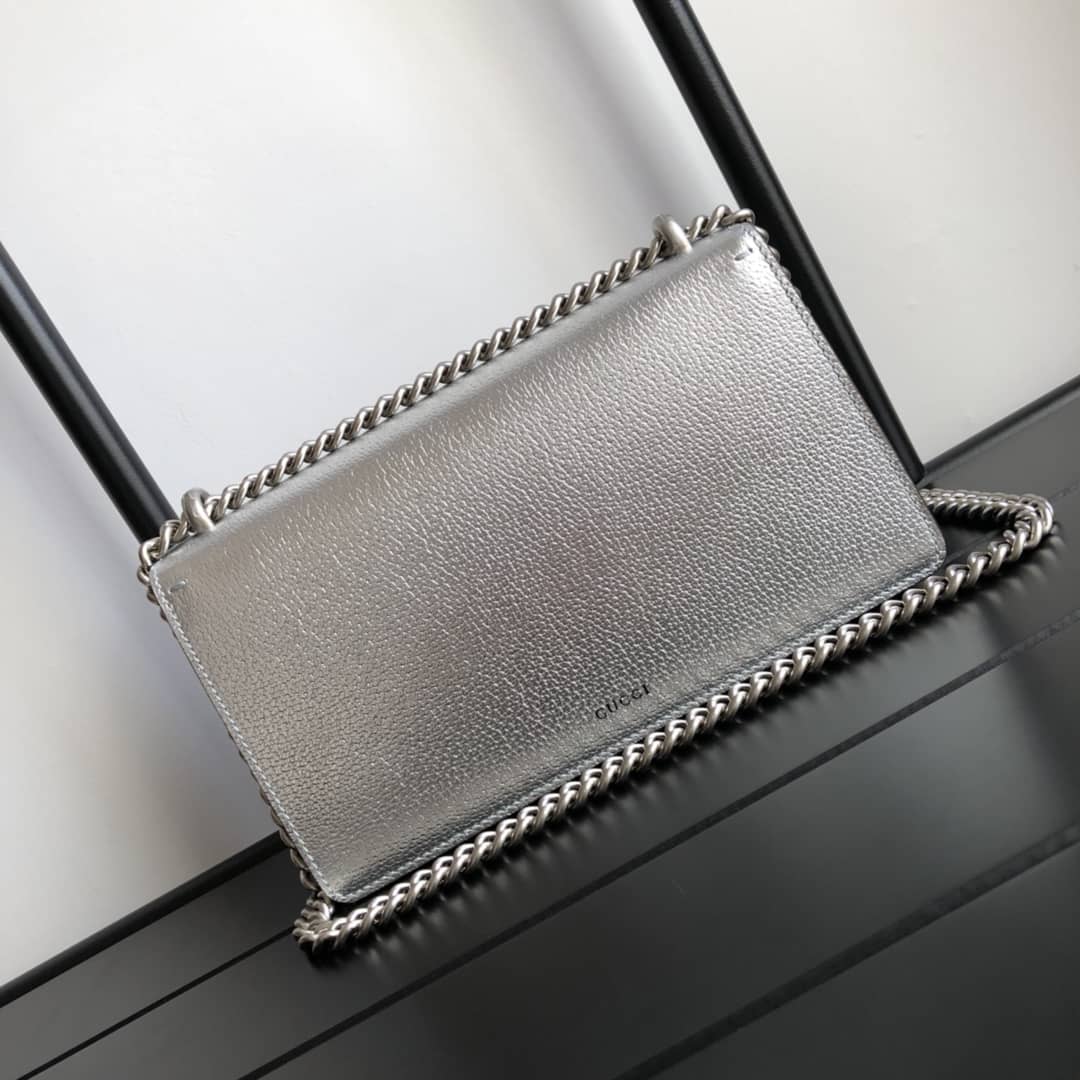 Gvc*1 GG Dionysus Small Shoulder Bag Replica Silver 499623