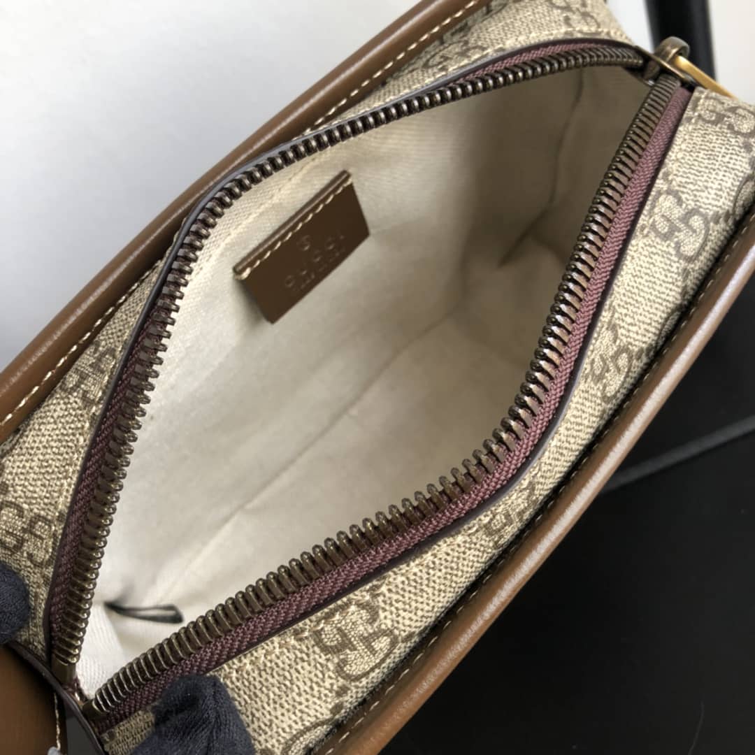 Gvc*1 Mens GG Interlocking Travel Pouch Replica 625764