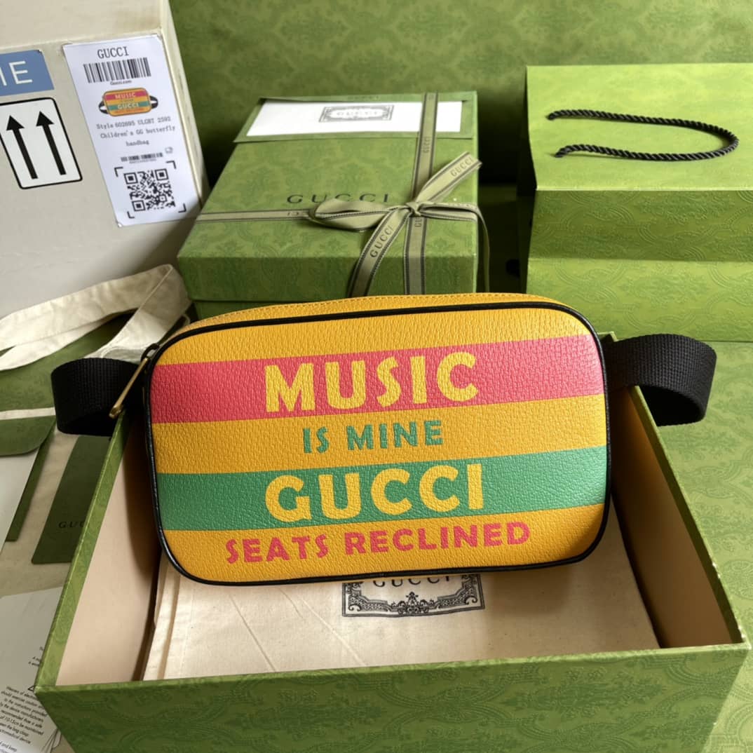 Gvc*1 Disney Svp*me GG Canvas Leather Belt Bag Replica 602695