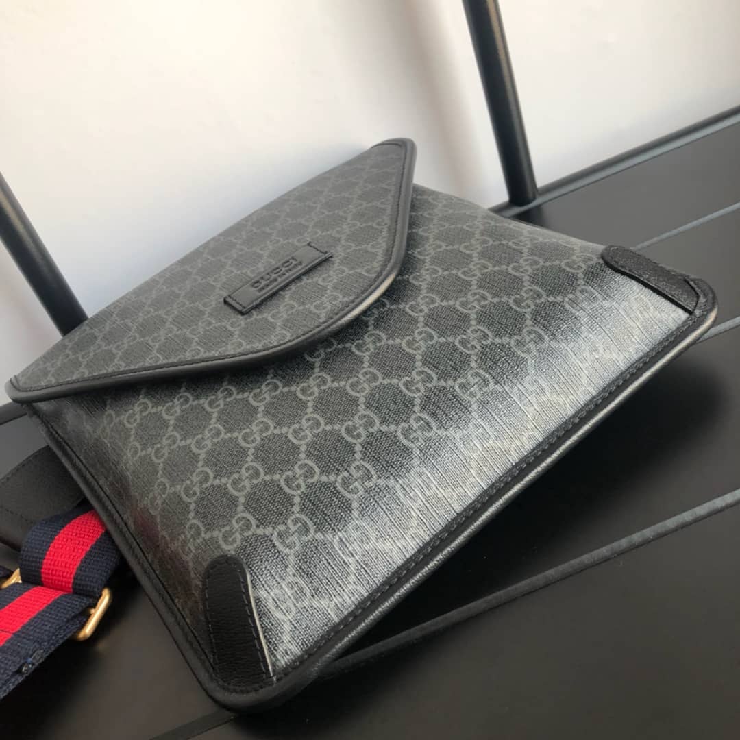 Gvc*1 GG Svp*me Medium Messenger Bag Replica Black 598604