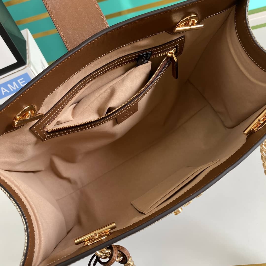 Gvc*1 Padlock GG Svp*me Canvas Shoulder Bag Replica 479197
