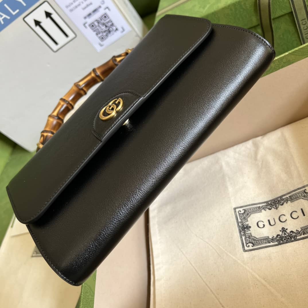 Gvc*1 GG Large Top Handle Bag With Bamboo 675795 Replica