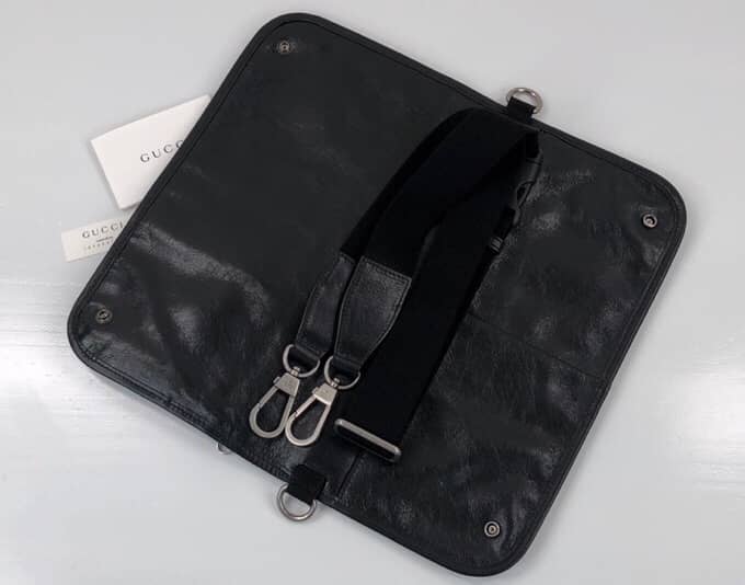 Gvc*1 Unisex Morpheus Leather Messenger Bag Replica 575837
