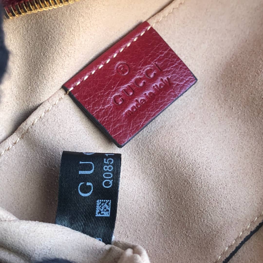 Gvc*1 GG Marmont Matelassé Mini Bag Replica Brown 448065