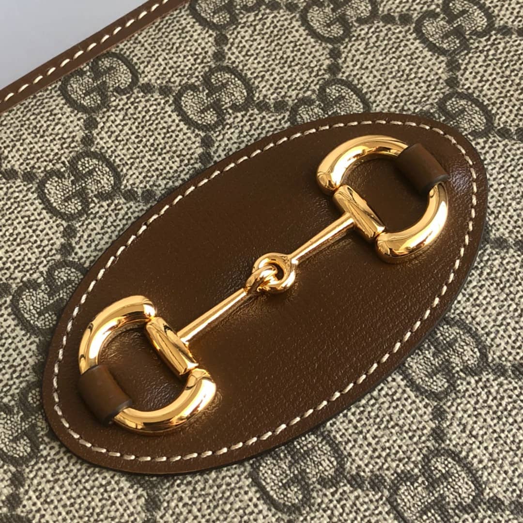 Gvc*1 1955 Horsebit Pouch Replica Brown 621890