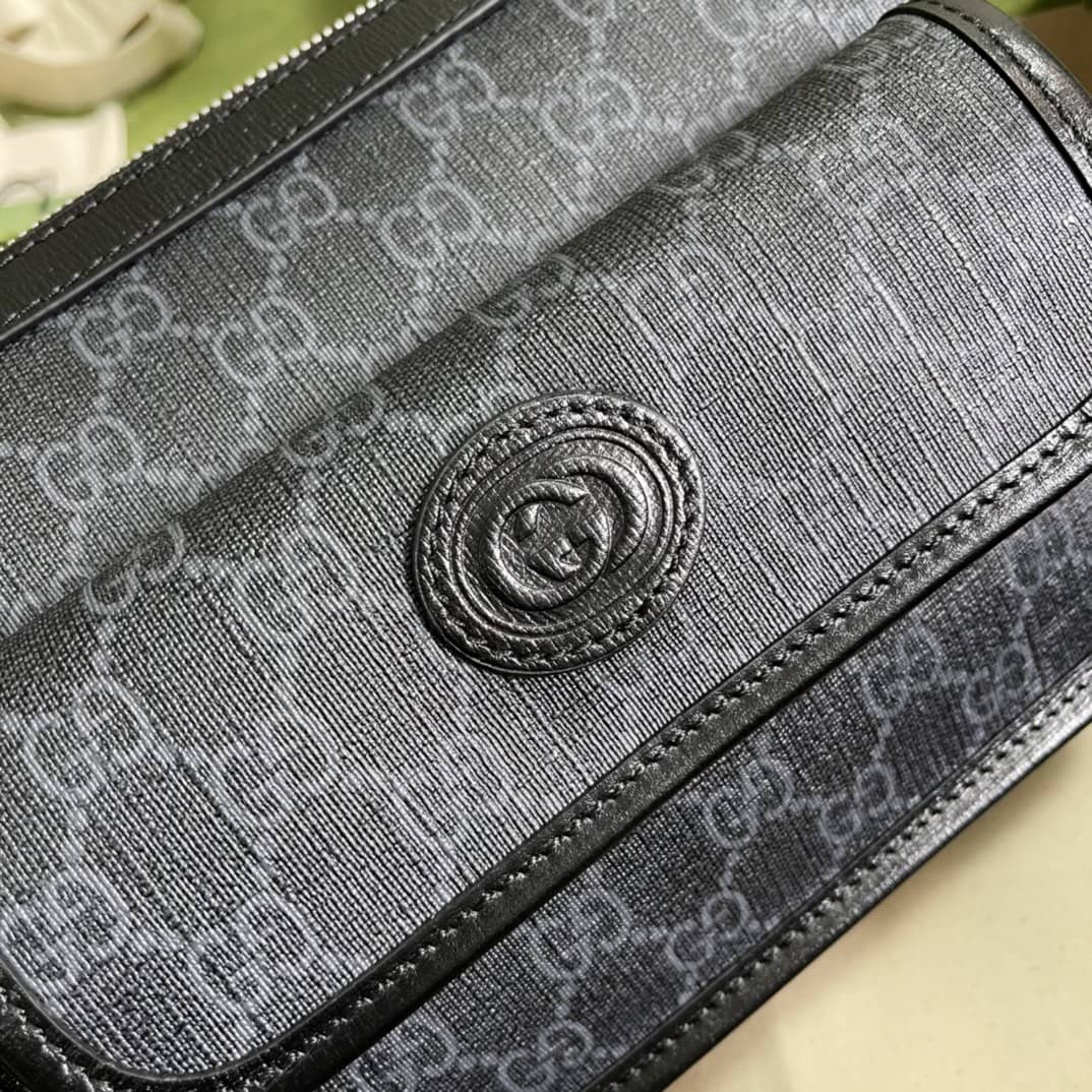 Gvc*1 Interlocking G Messenger Bag Replica 674164