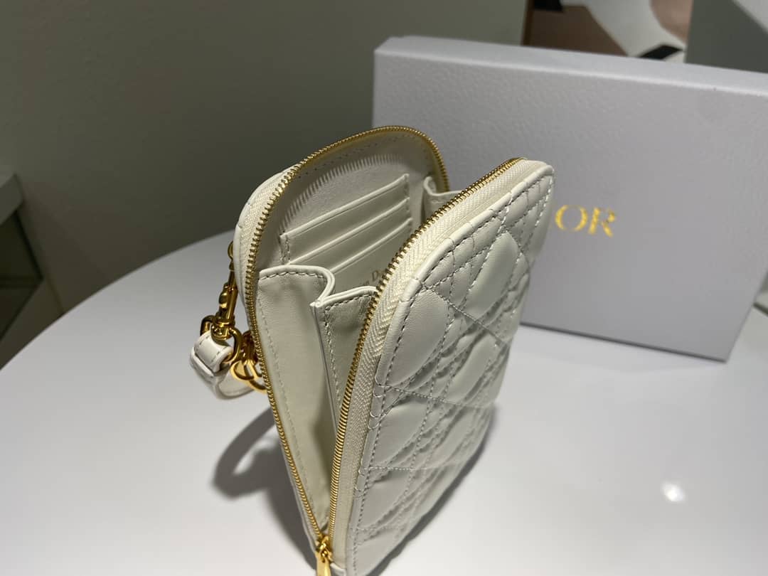 Lady D10r Dupe Lambskin 18CM Phone Holder