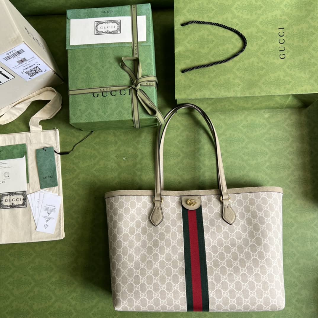 Gvc*1 Medium Ophidia Canvas Tote 631685 Replica