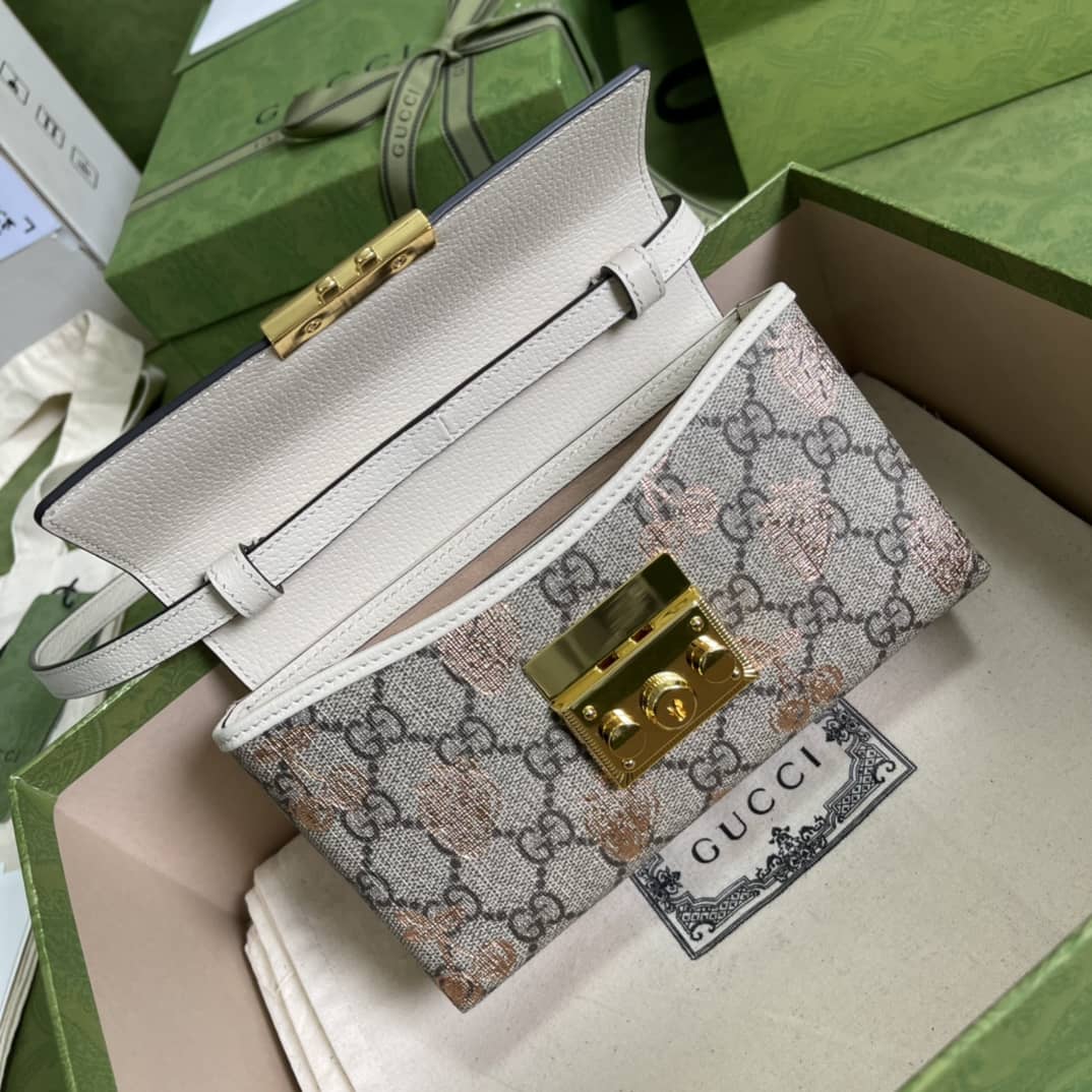 Gvc*1 Padlock GG Svp*me Canvas Top Handle Mini Bag Replica 652683