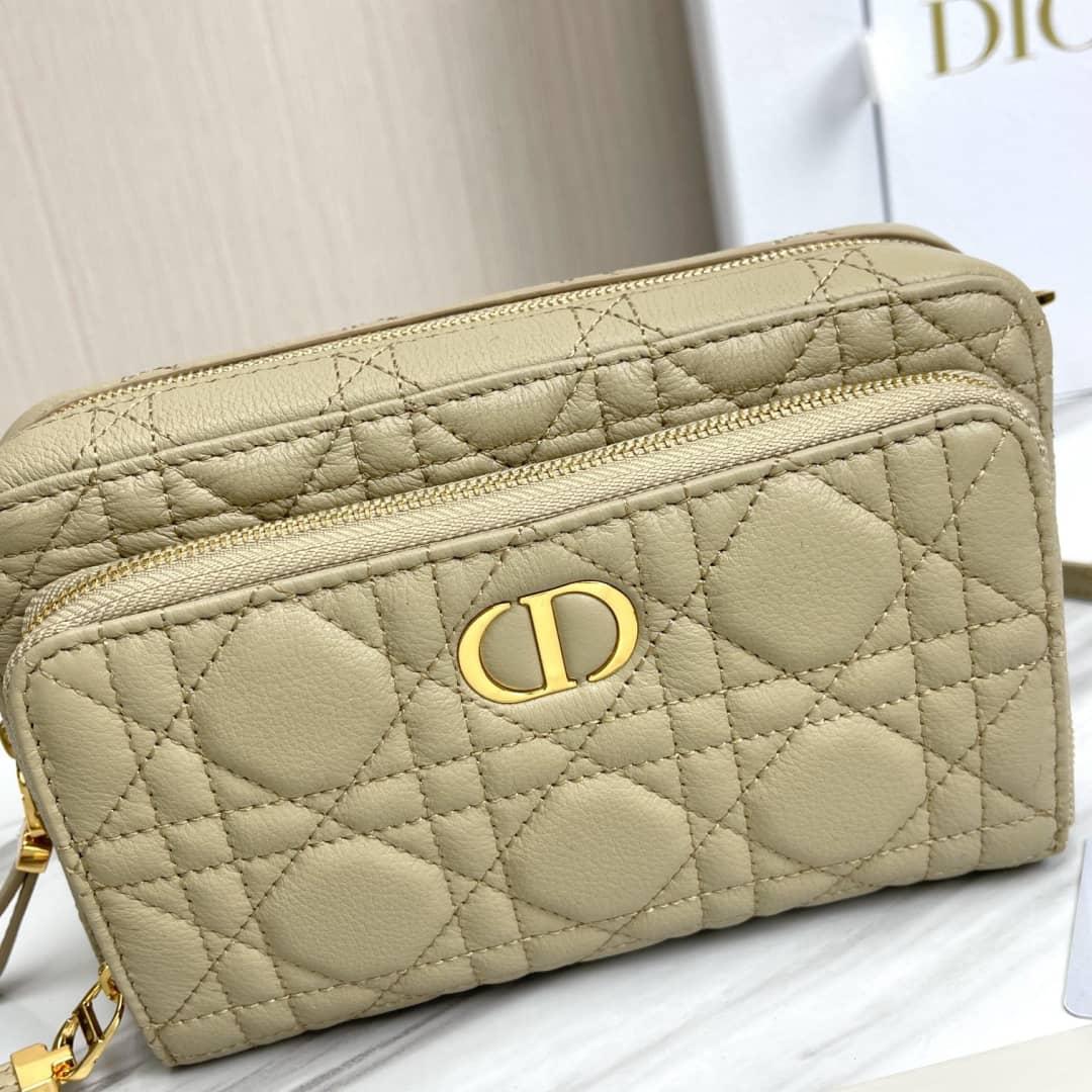 Chr1st1an D10r Caro Double Calfskin Pouch