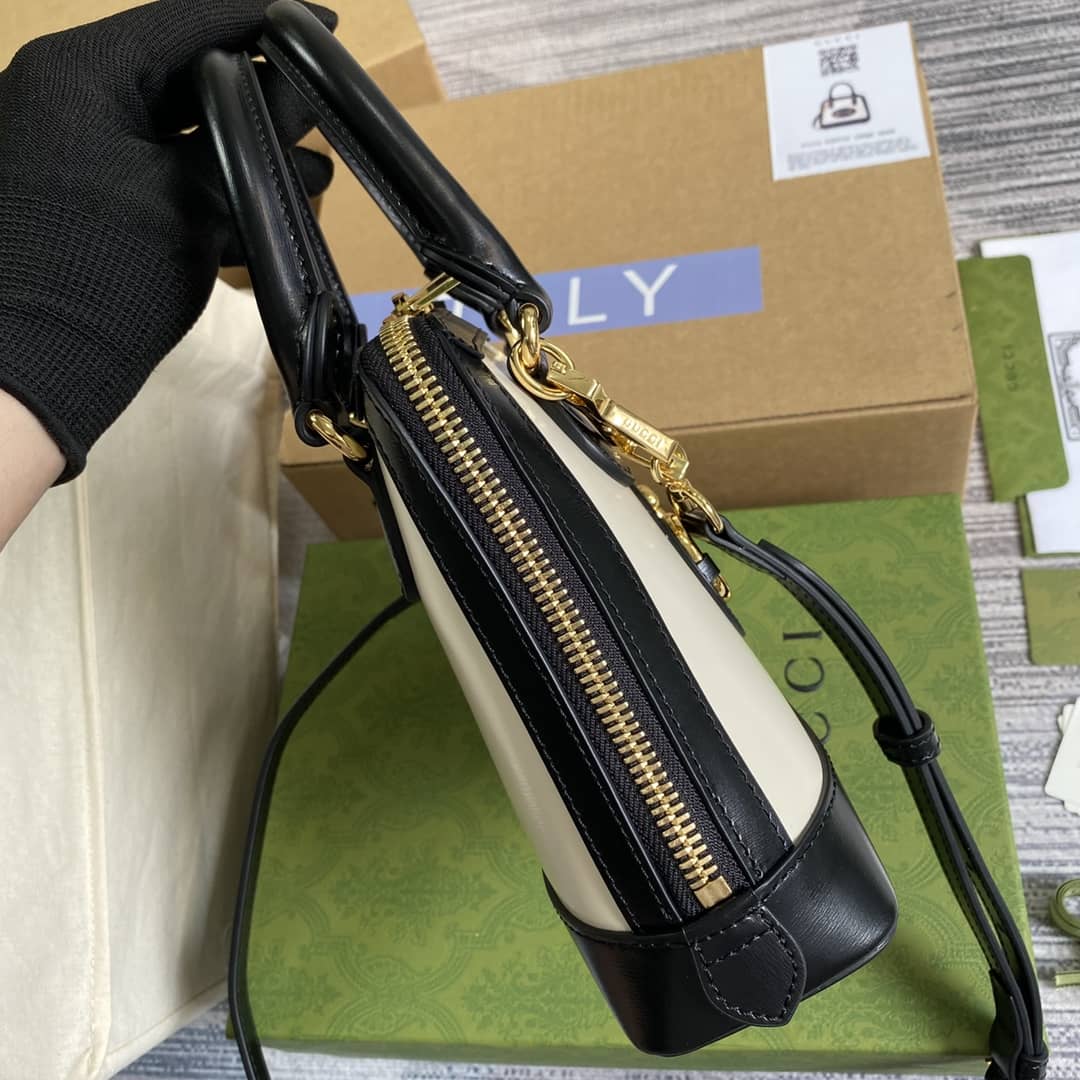 Gvc*1 1955 Horsebit GG Mini Top Handle Bag Replica 640716